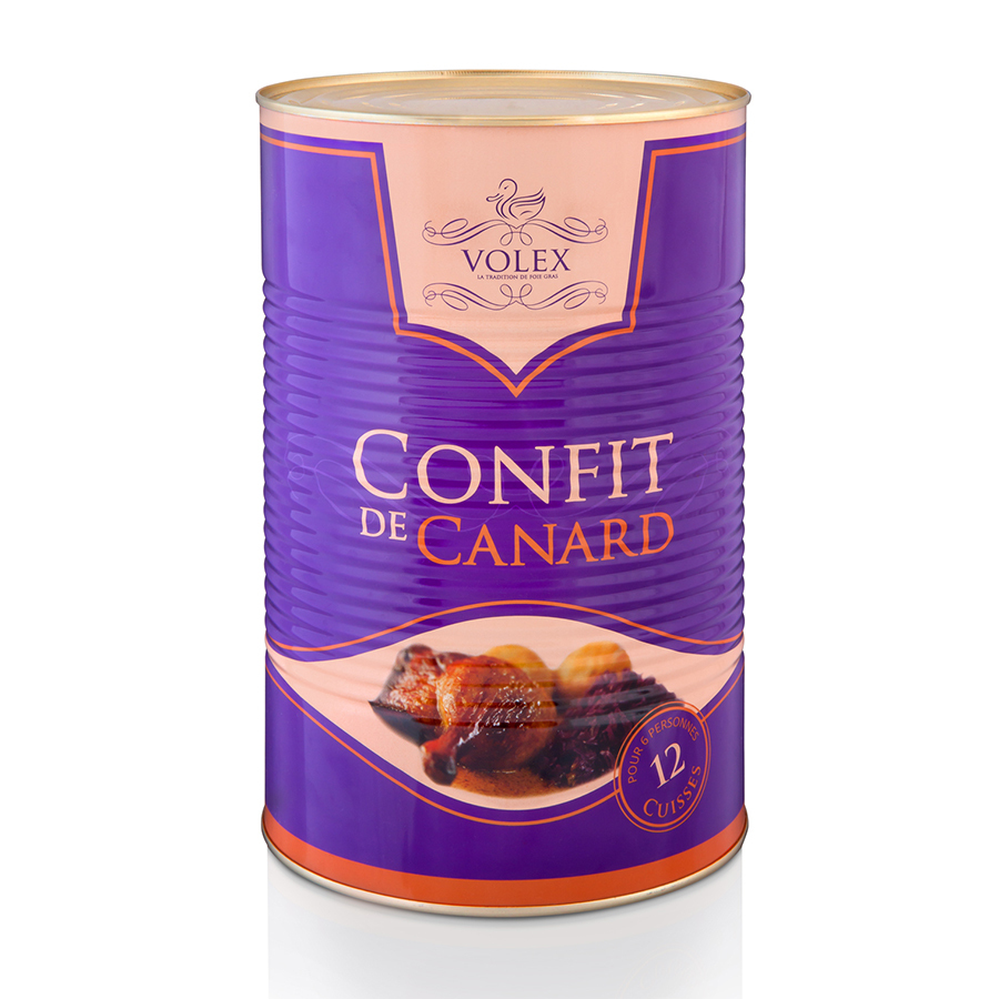 Confit de canard 12 cuisses 5/1