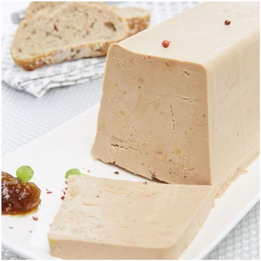 Bloc foie gras de canard mi-cuit  30% morceaux trapèze