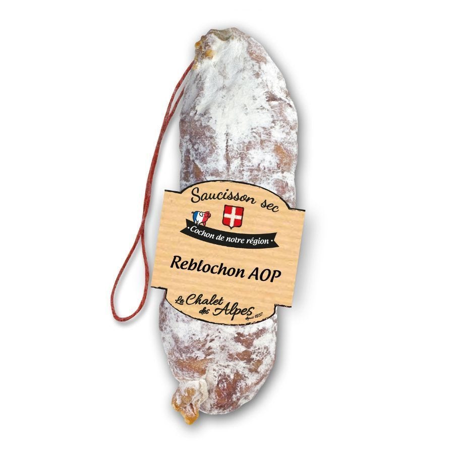 Saucisson sec au Reblochon