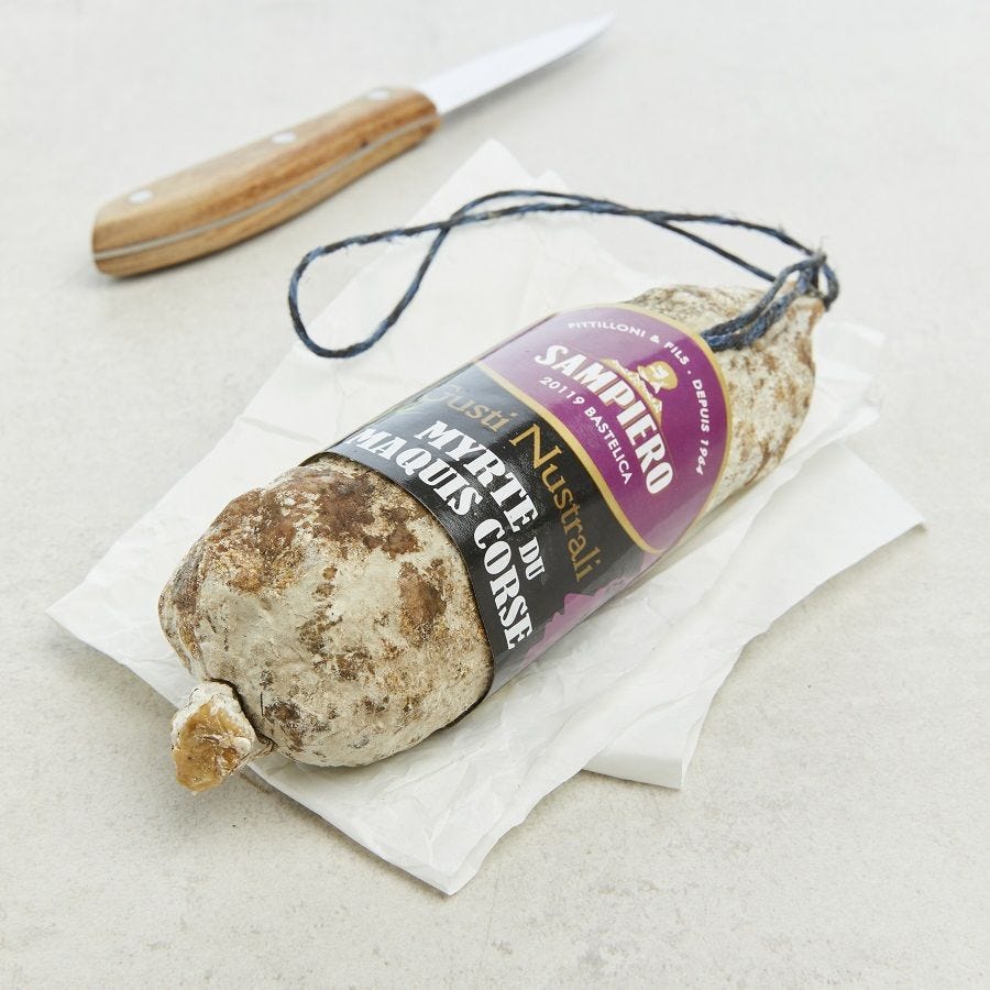 Saucisson corse à la myrte fumé