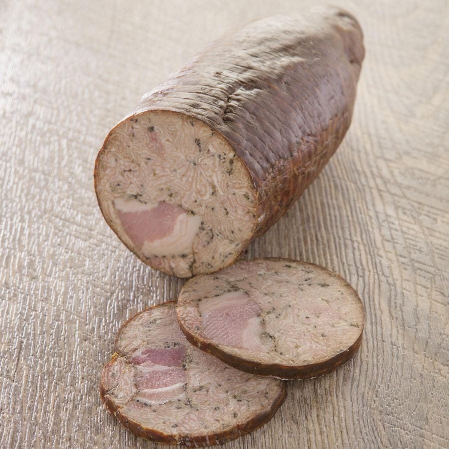 Demi andouille supérieur au lard