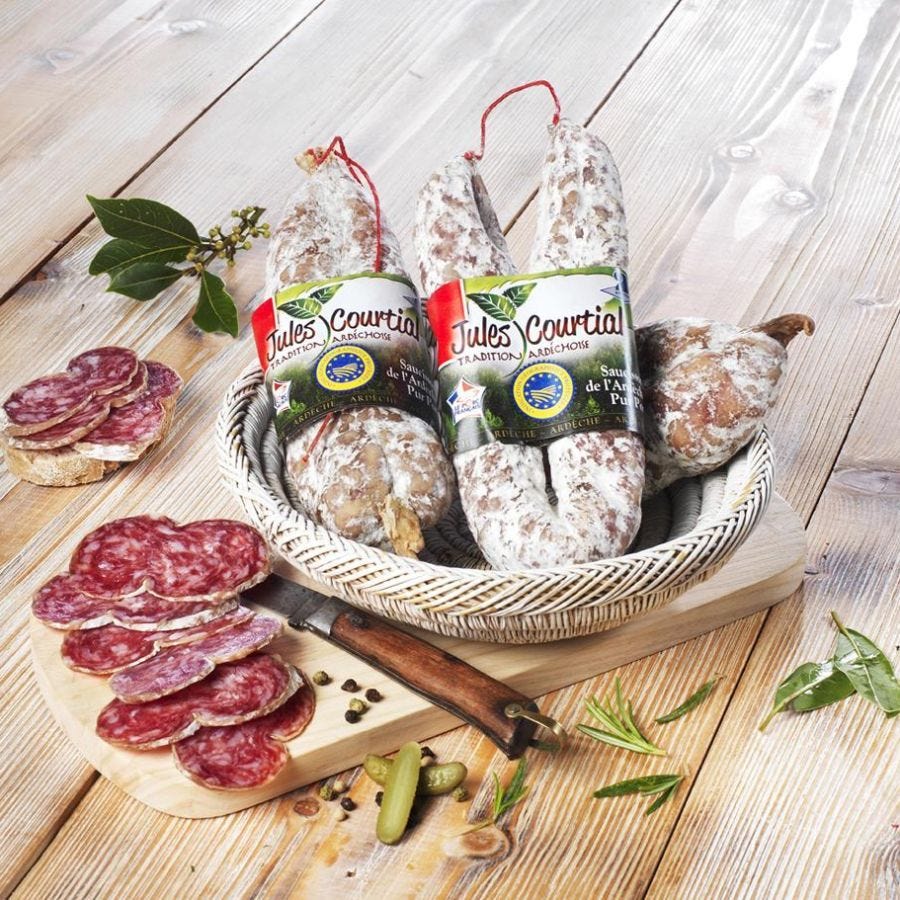 Saucisson de l'Ardèche IGP artisanal