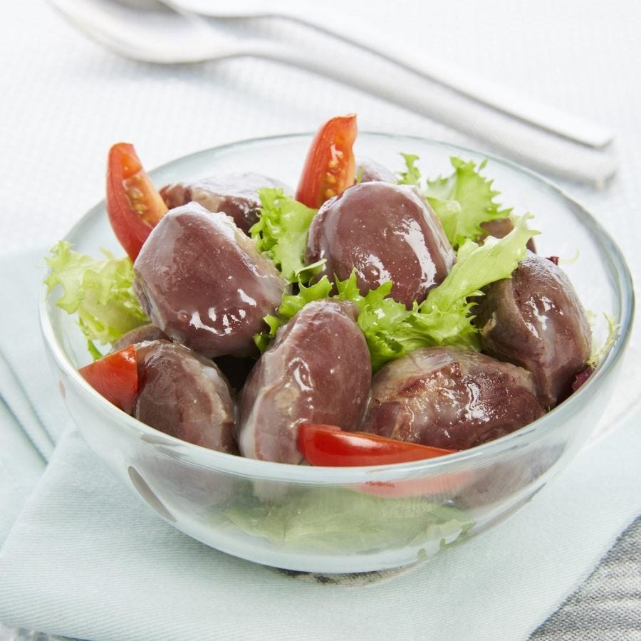 Gésier de poulet confit