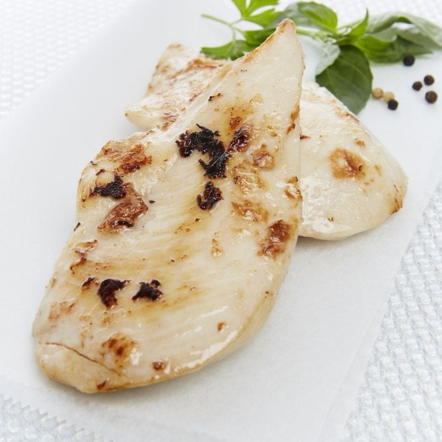 Filet de poulet cuit grillé