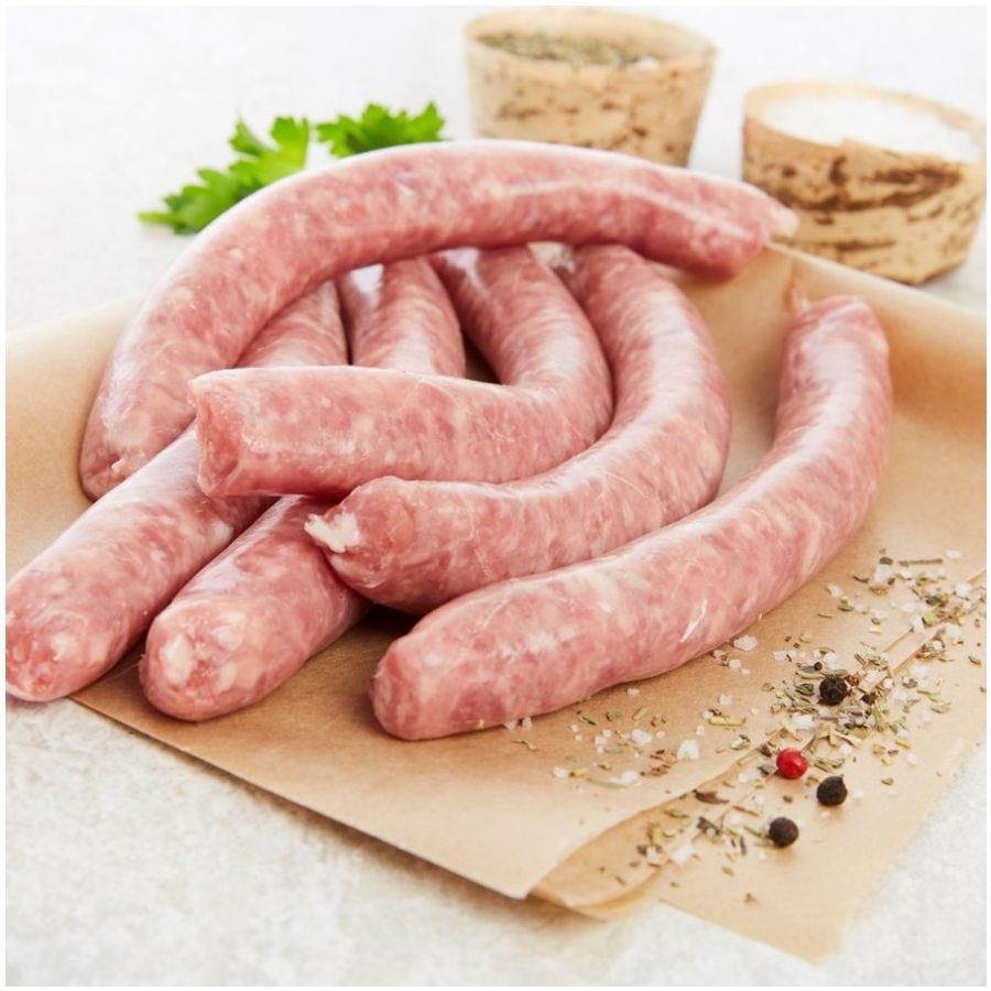 Chipolata porc breton supérieure en chapelet 60 g
