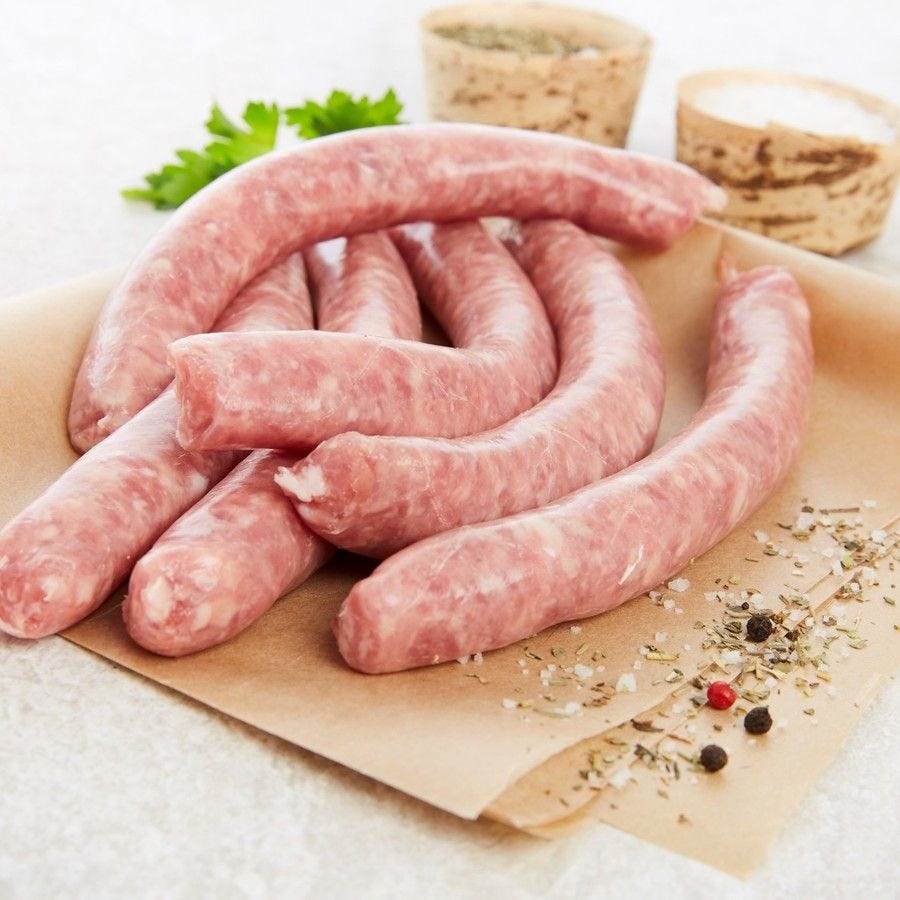 Chipolata porc breton supérieure en chapelet 60 g