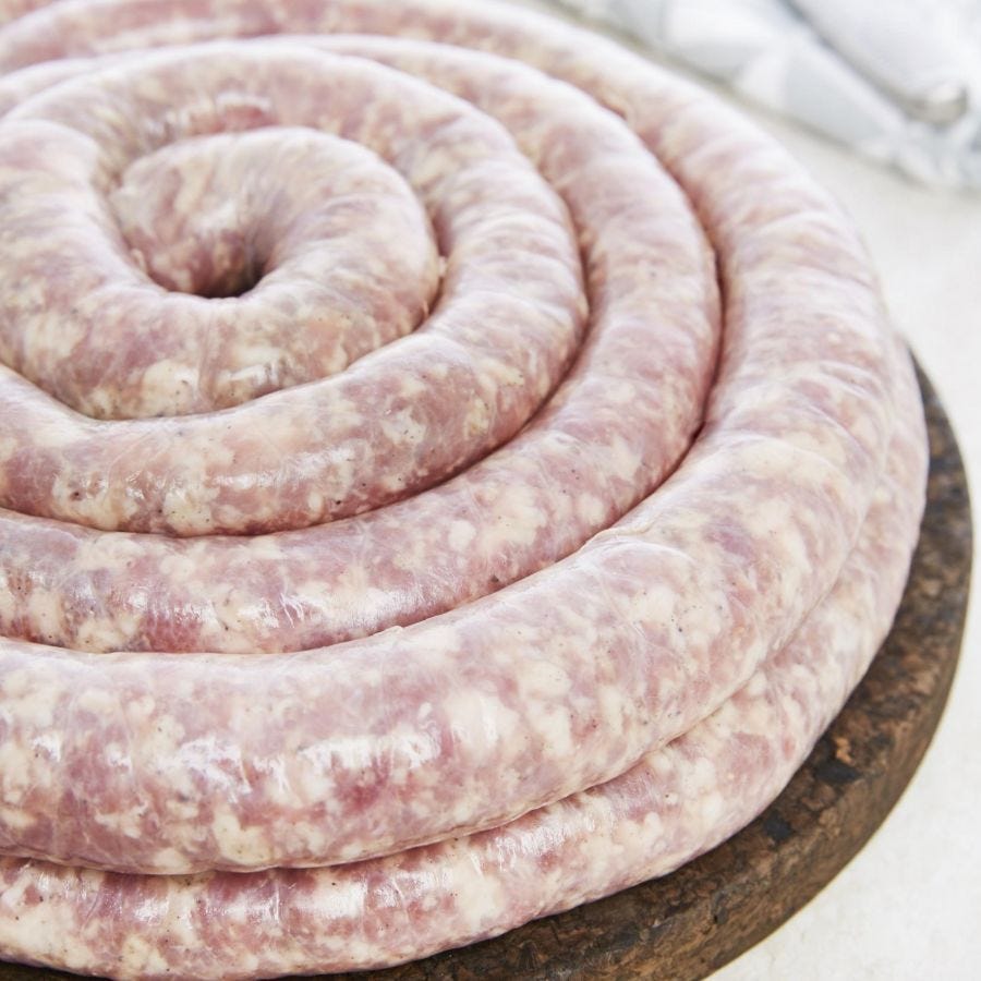 Saucisse brasse à l'ancienne porc de Bretagne 2 kg