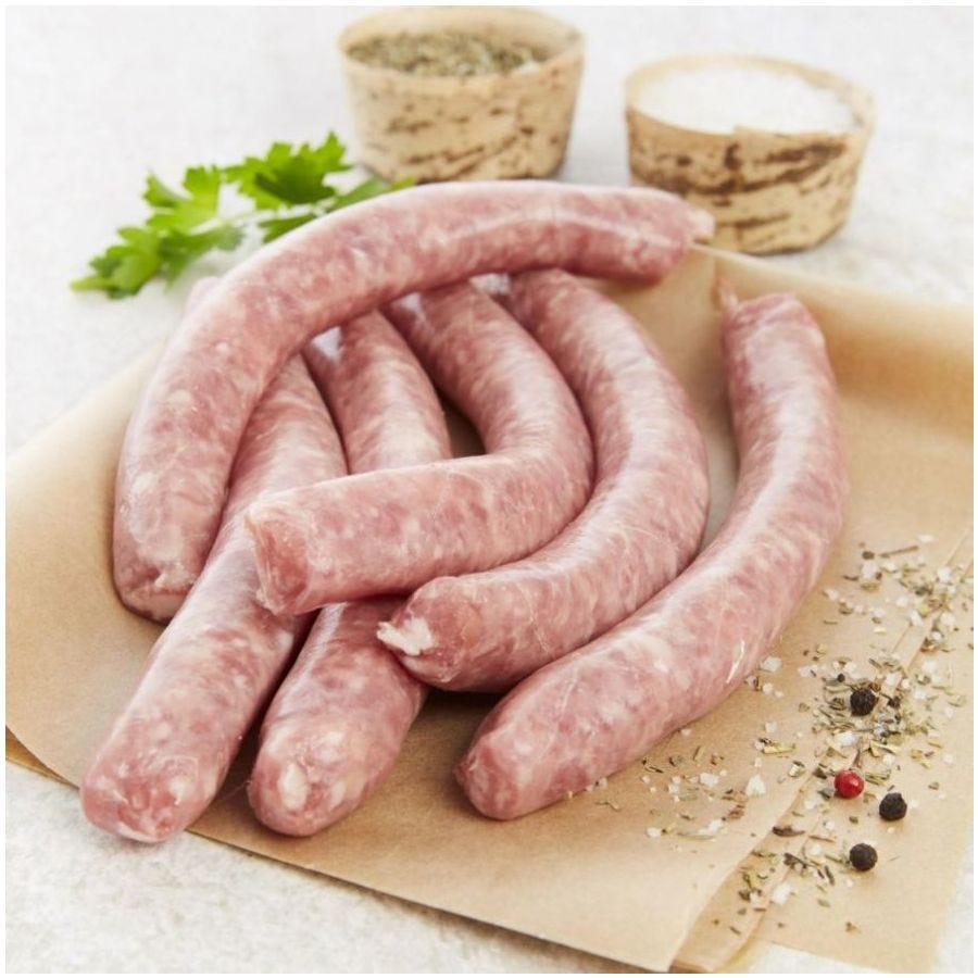 Chipolata sup Bleu Blanc Cœur porc breton chapelet 60 g
