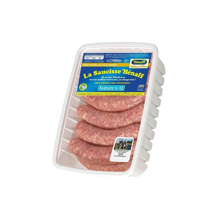 Grosse saucisse fraîche Hénaff