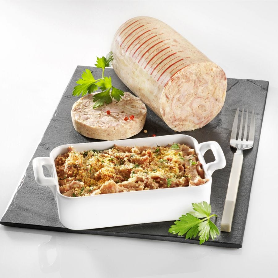 Base pour gratin d'andouillette porc et veau