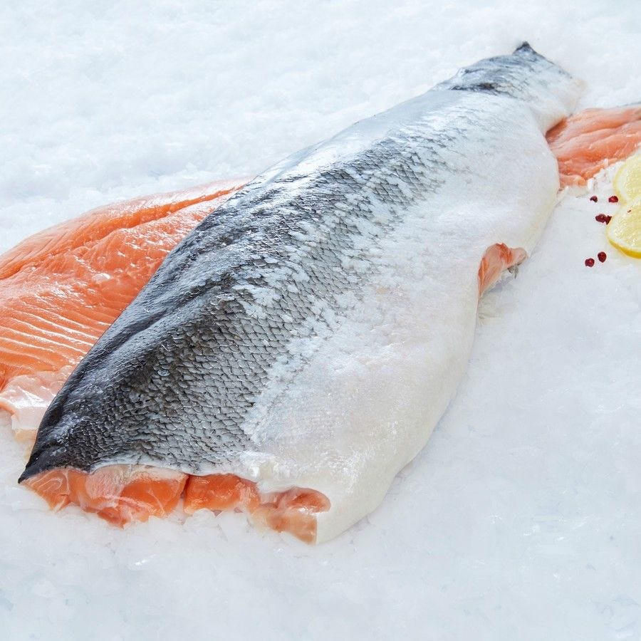 Filet de saumon Atlantique avec peau