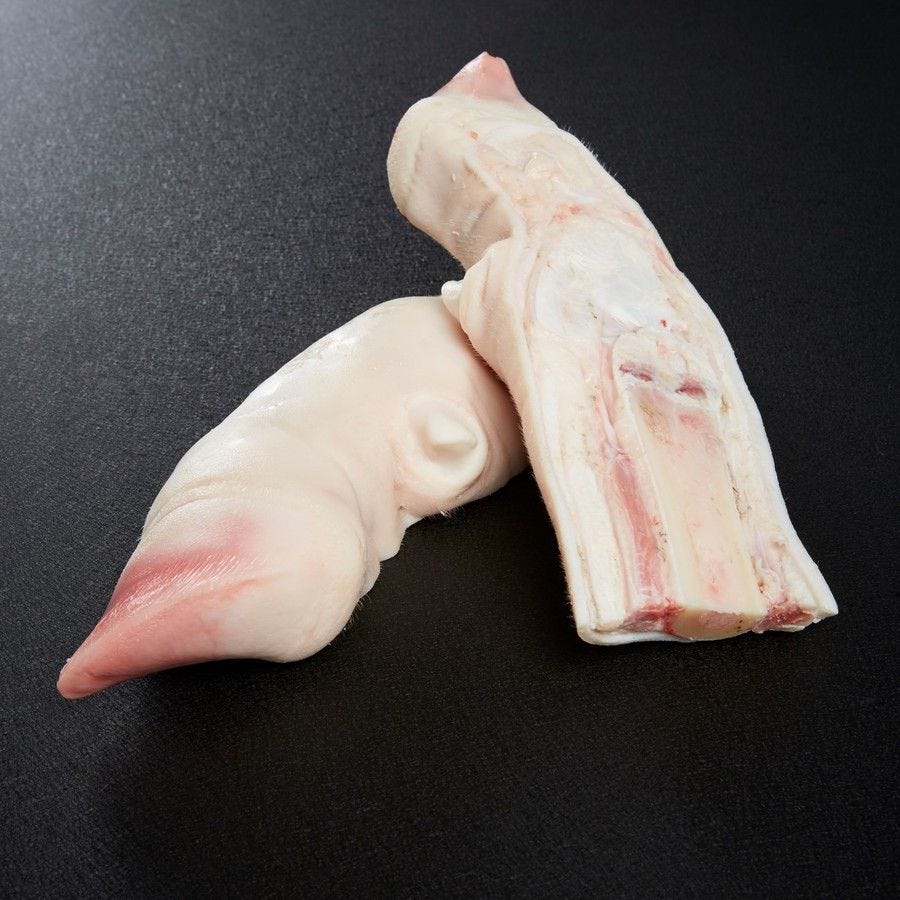 Pied de veau fendu