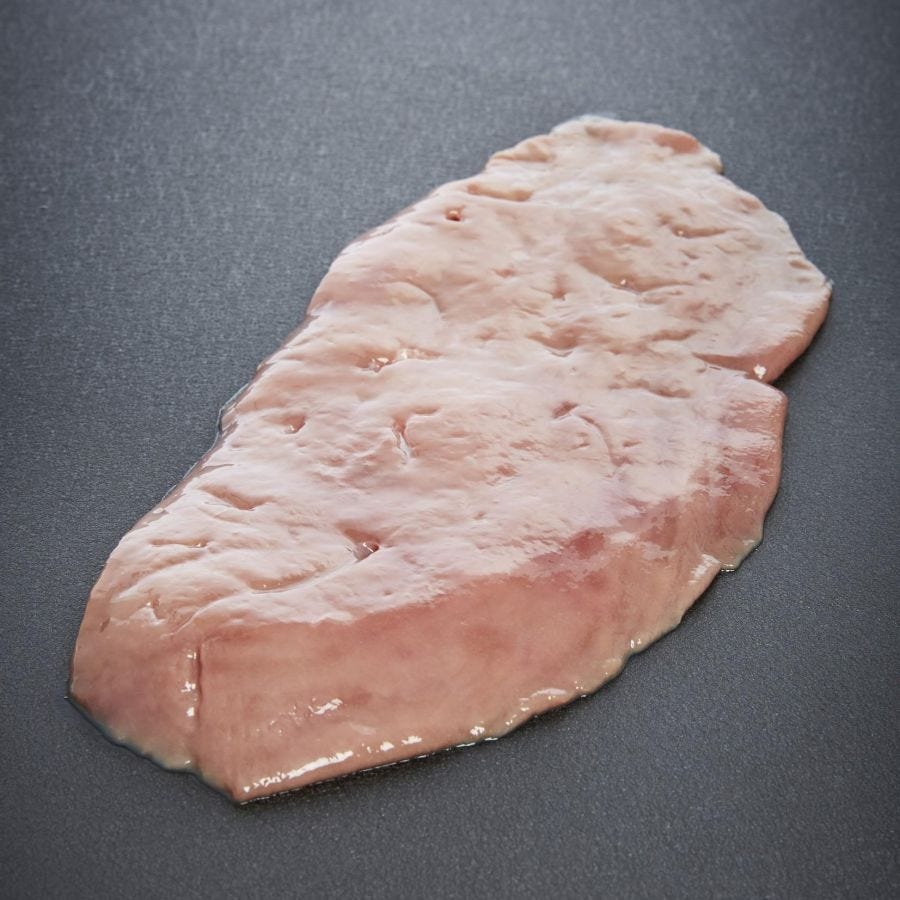 Foie de veau tranché
