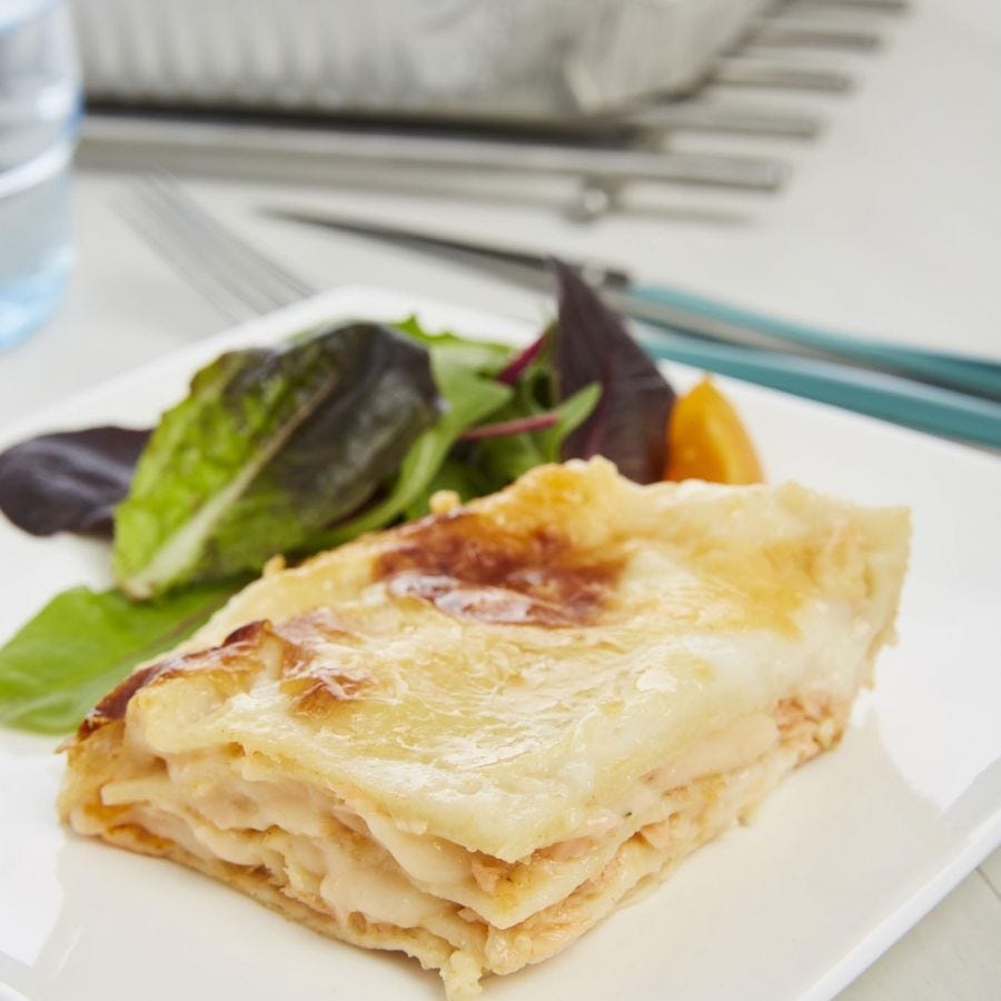 Lasagne aux 2 saumons