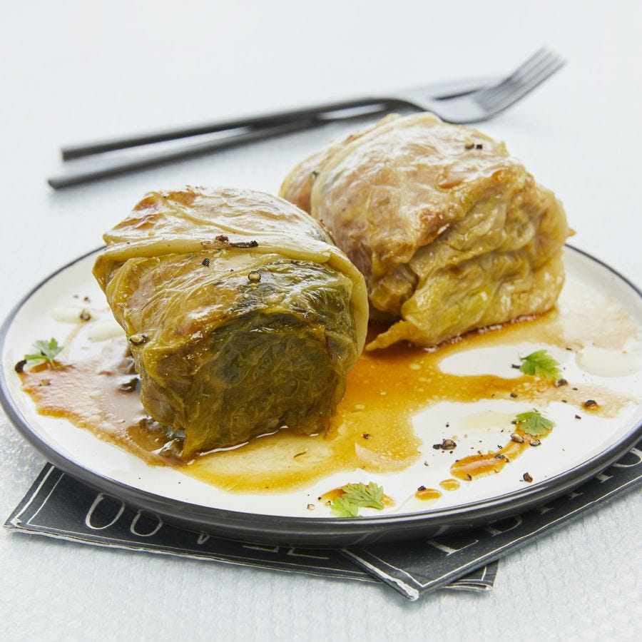 Chou farci à la châtaigne artisanal