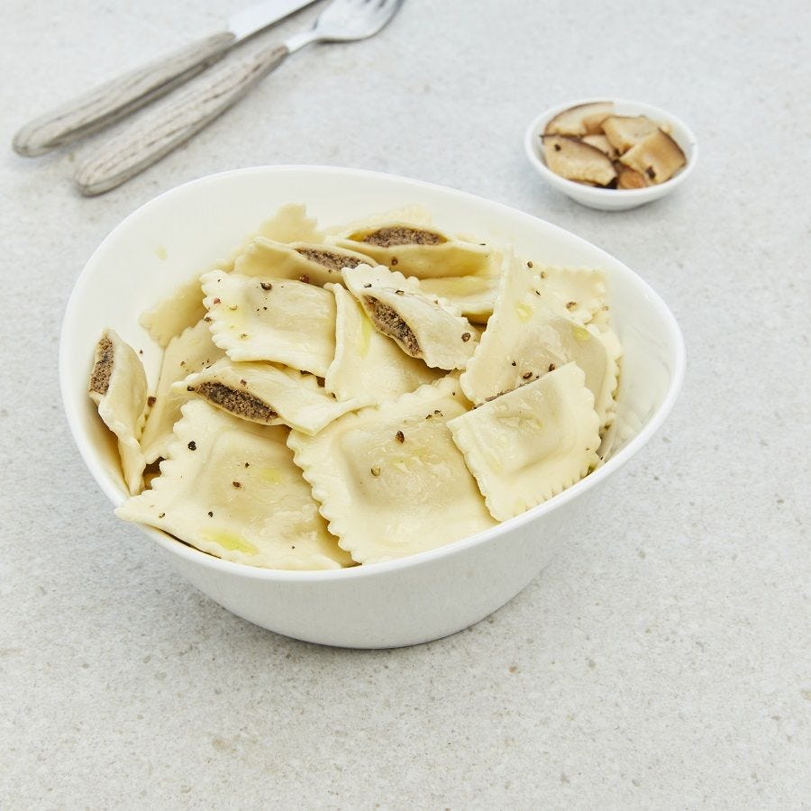 Ravioli aux bolets et aux cèpes artisanale