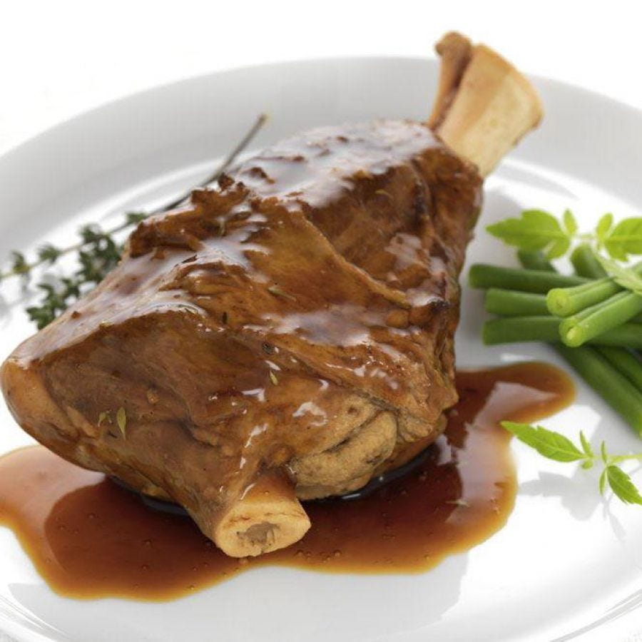 Jarret d'agneau au thym