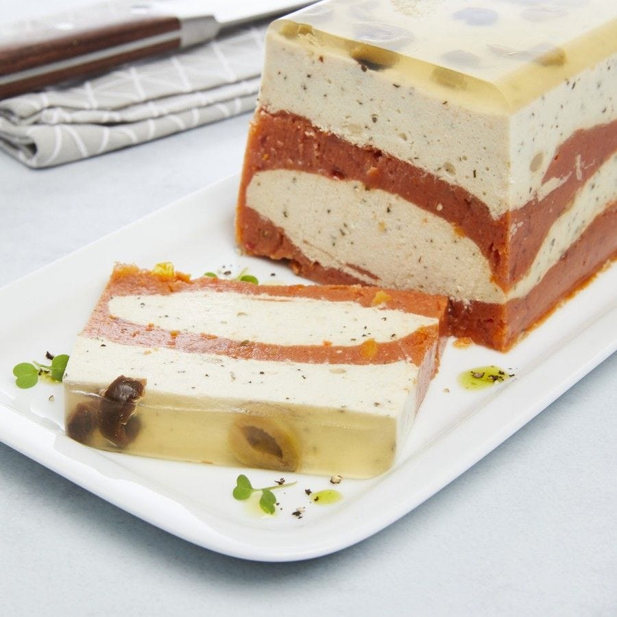 Terrine tomate mozzarella basilic