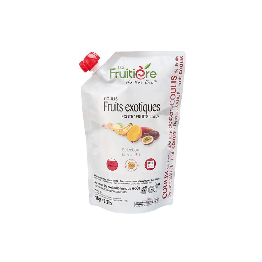 Coulis de fruits exotiques