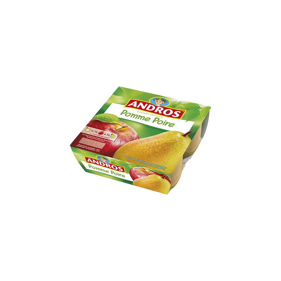 Dessert fruitier pomme poire