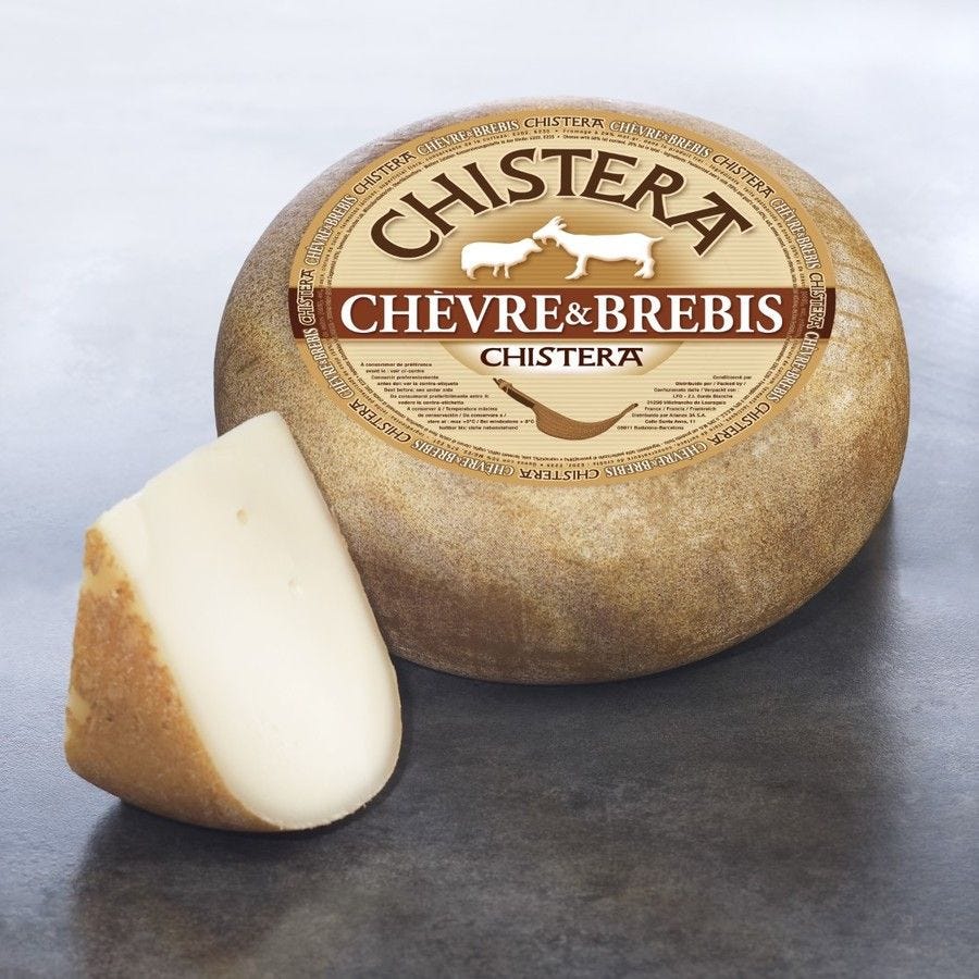 Fromage brebis et chèvre Chistera