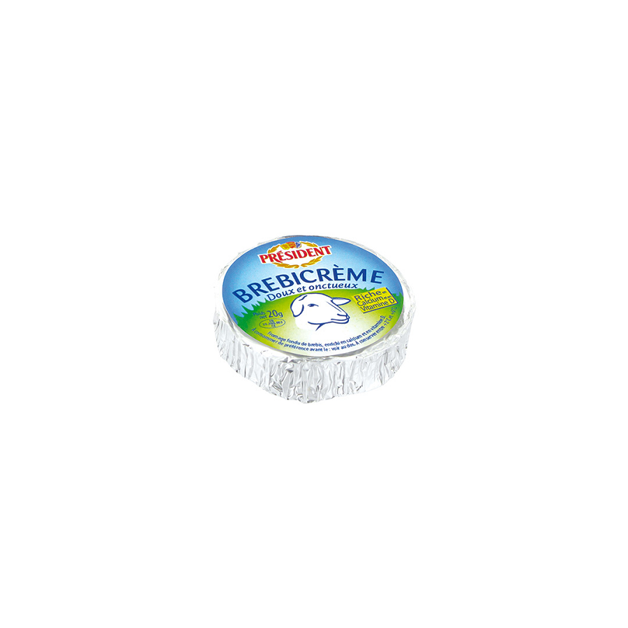 Fromage fondu Brebicrème portion individuelle