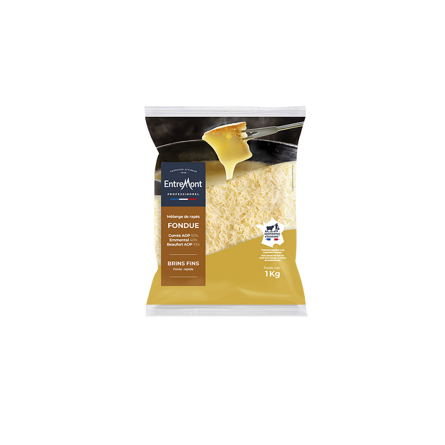 Râpé 3 fromages au lait cru spécial fondue