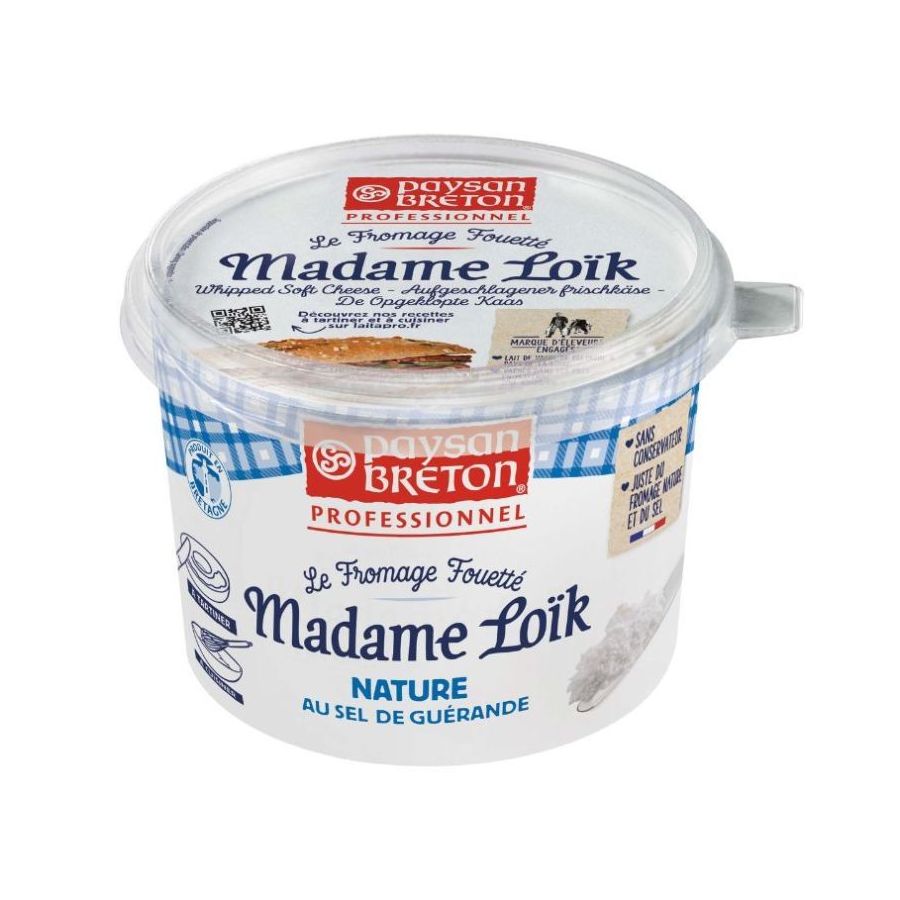 Fromage fouetté Madame Loïk au sel de Guérande