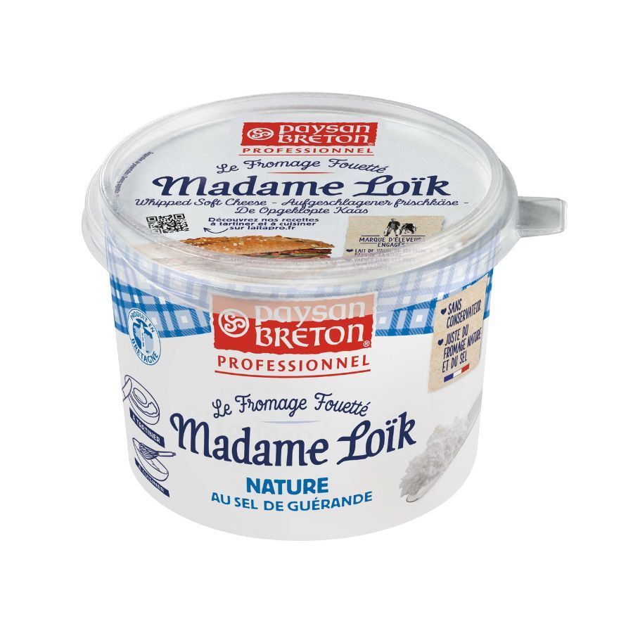 Fromage fouetté Madame Loïk au sel de Guérande