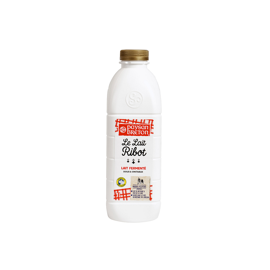 Lait ribot 1 L Paysan Breton