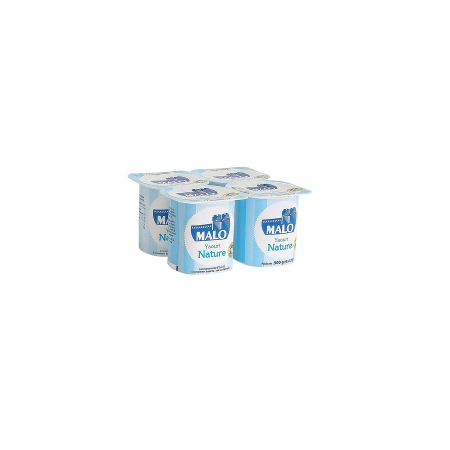 Yaourt nature pot plastique
