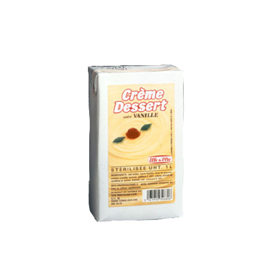 Crème dessert saveur vanille