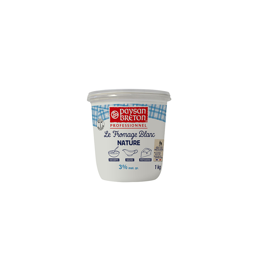 Fromage blanc nature 3% MG 
