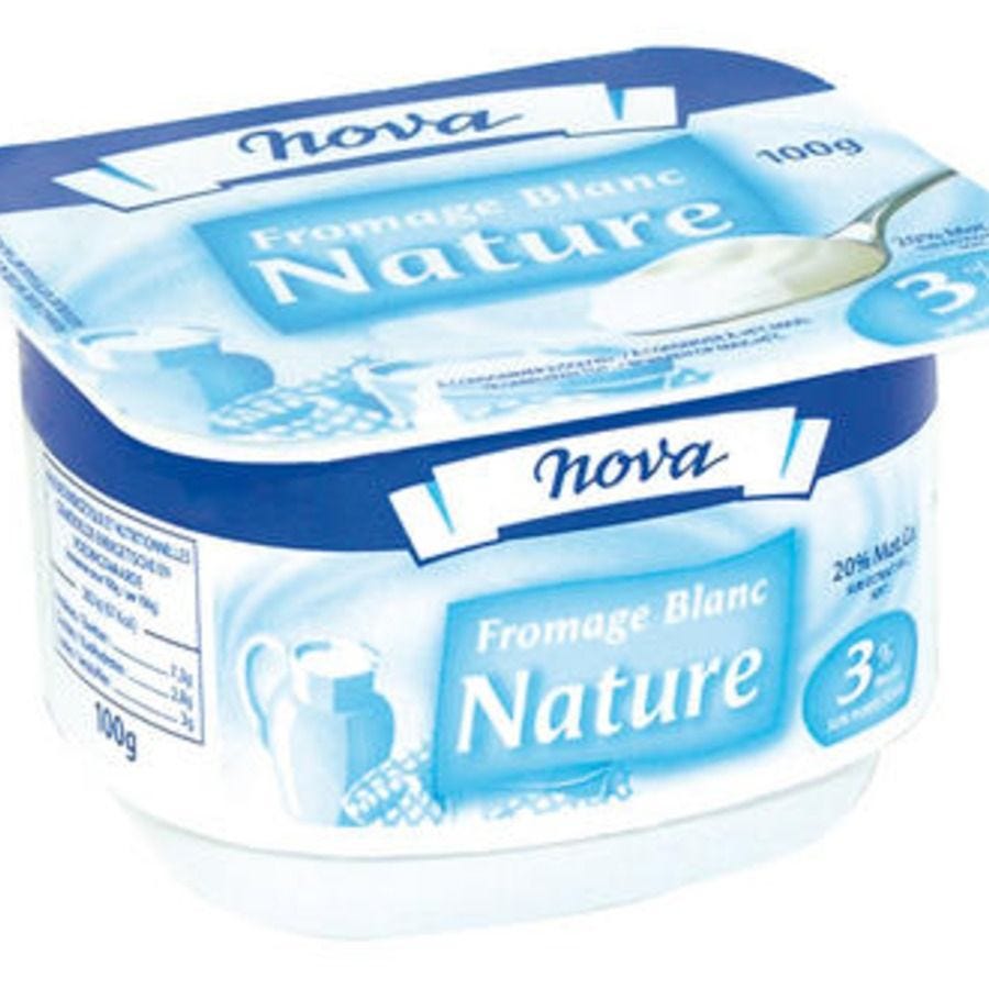 Fromage blanc nature 3,8% MG