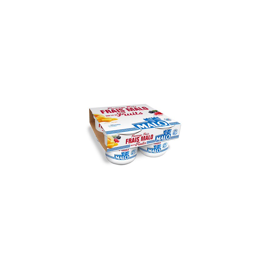Fromage frais sur lit de fruits 5,8% MG 