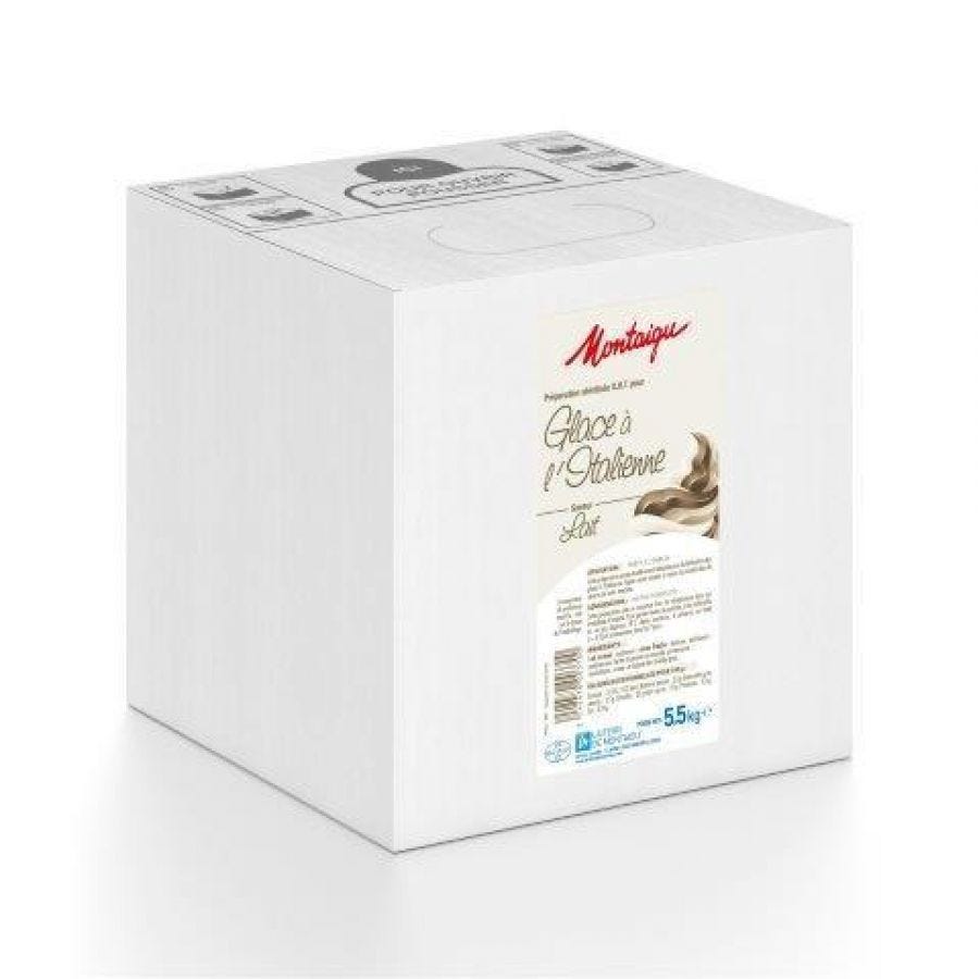 Préparation glace à l'italienne parfum lait