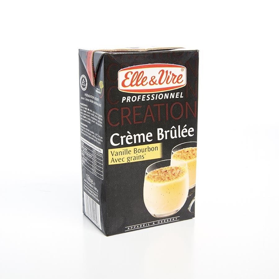 Appareil pour crème brulée à la vanille Bourbon