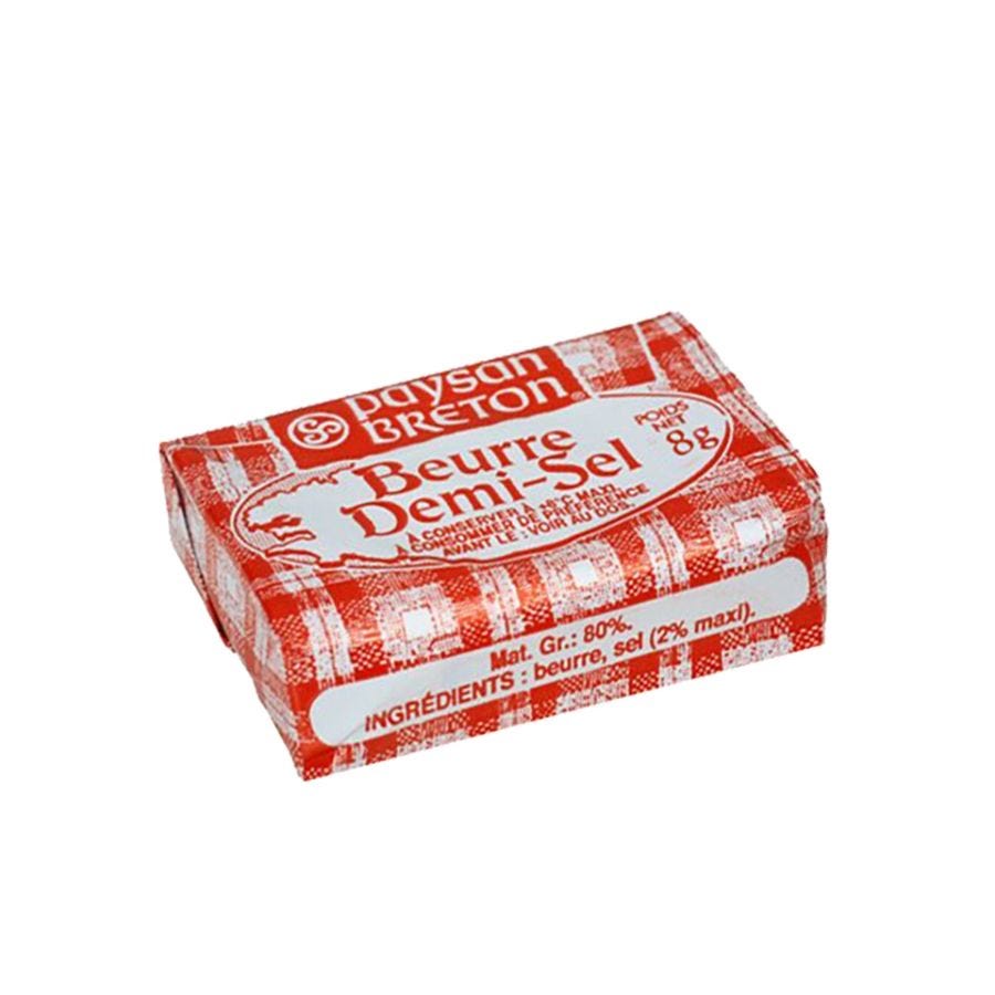 Beurre demi-sel en micropain 8 g Paysan Breton