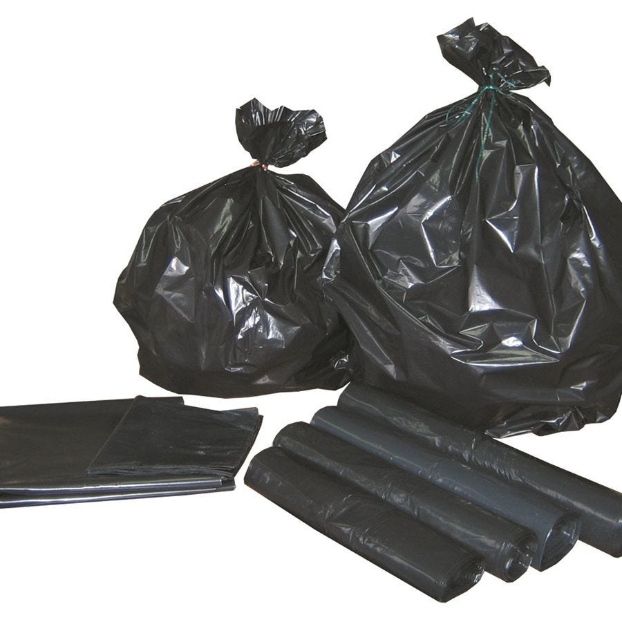 Sac à déchets noir 100L