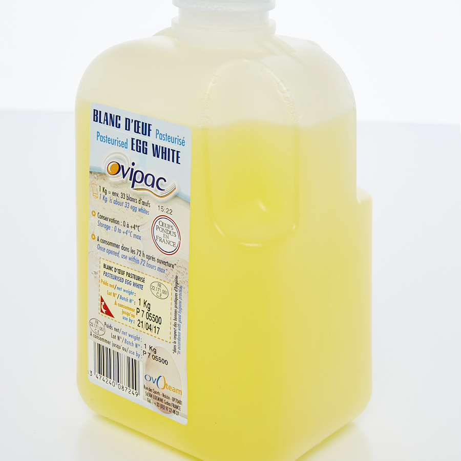 Blanc d'œuf liquide pasteurisé Œufs de France