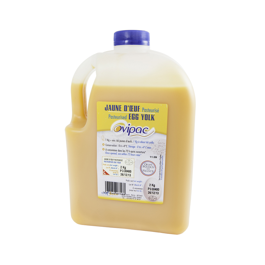 Jaune d'œuf liquide pasteurisé