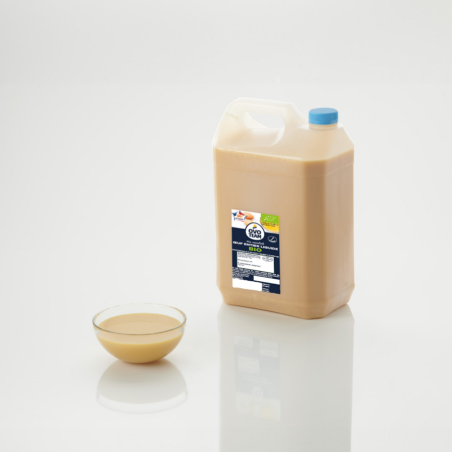 Œuf entier liquide pasteurisé Bio Œufs de France