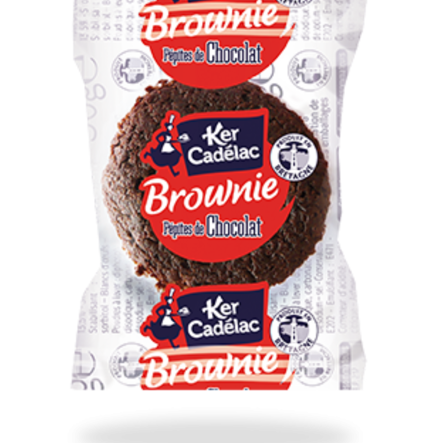 Brownie chocolat noisette
