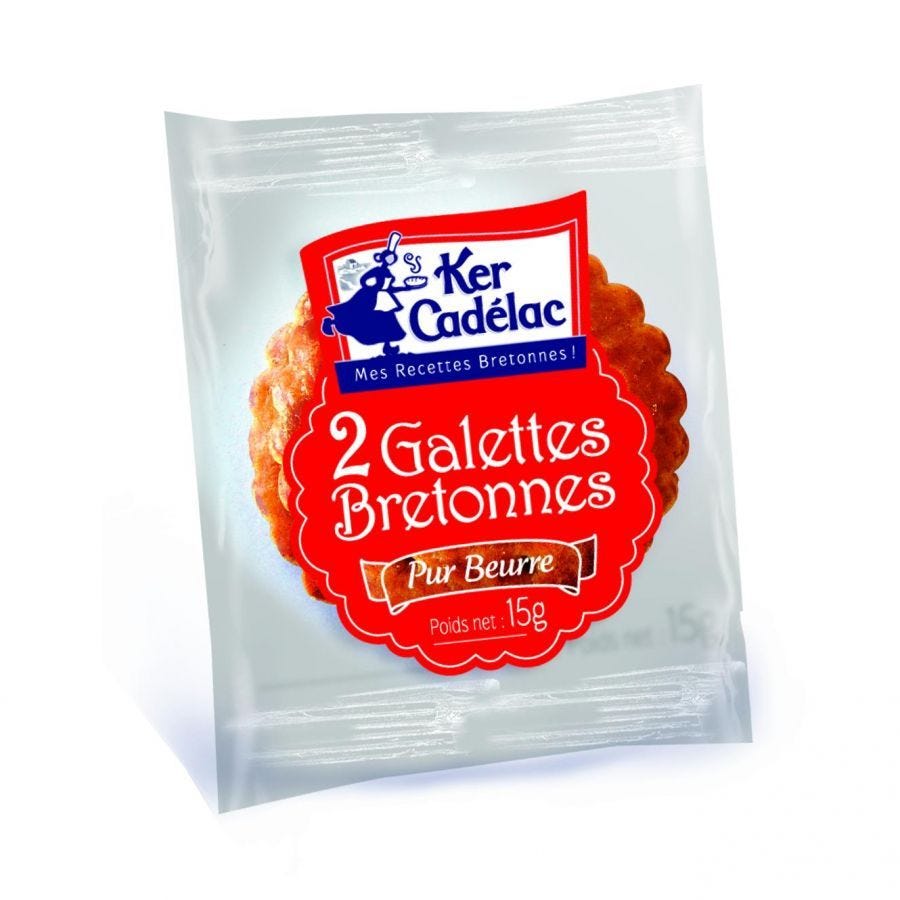 Galette pur beurre par 2 