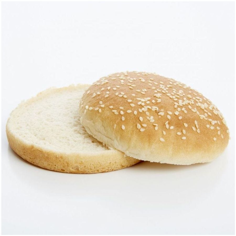 Pain burger géant au sésame prétranché