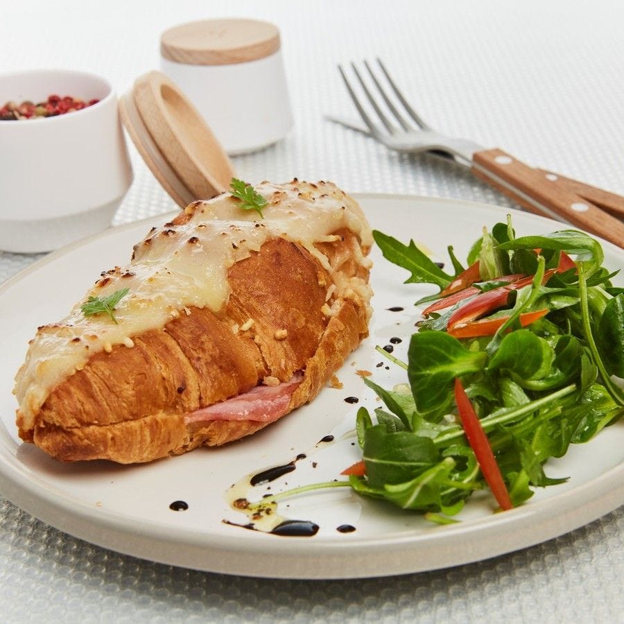 Croissant jambon fromage