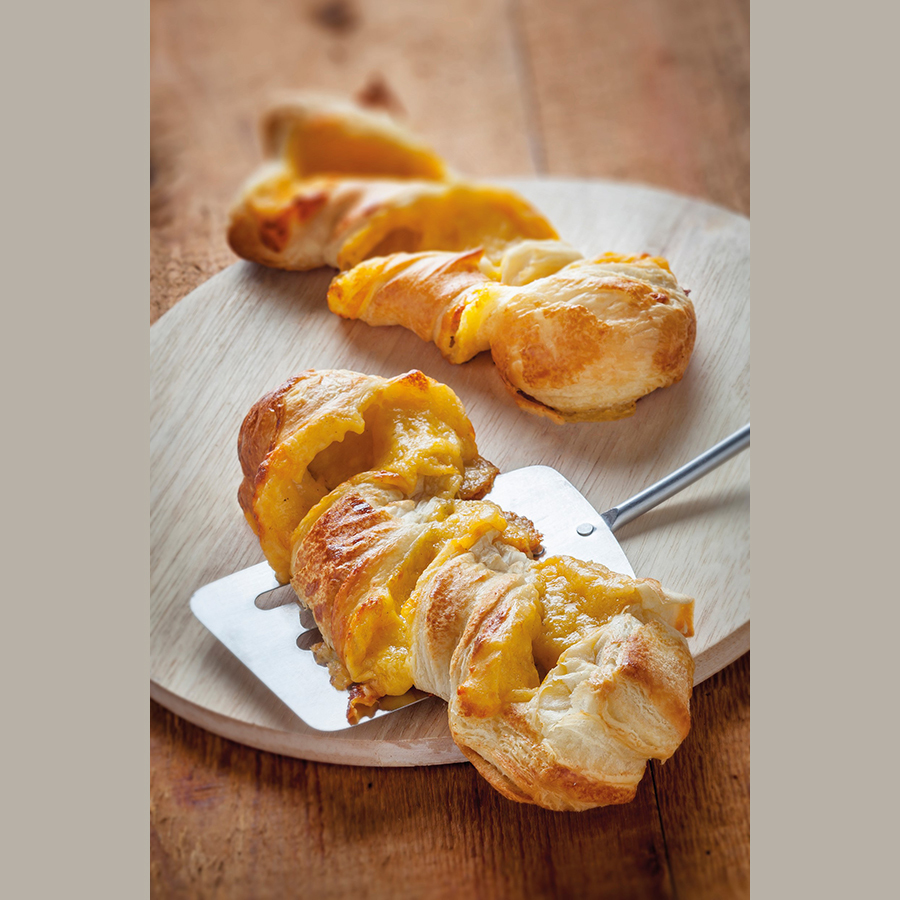 Torsade feuilletée au cheddar