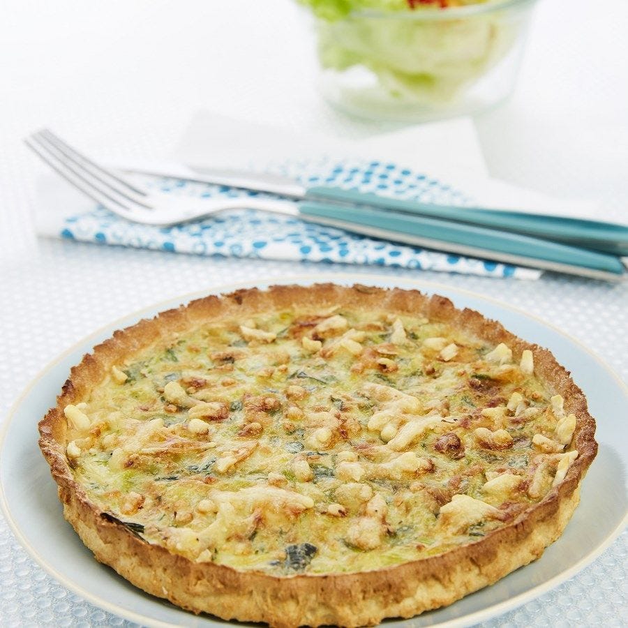 Tarte aux poireaux individuelle