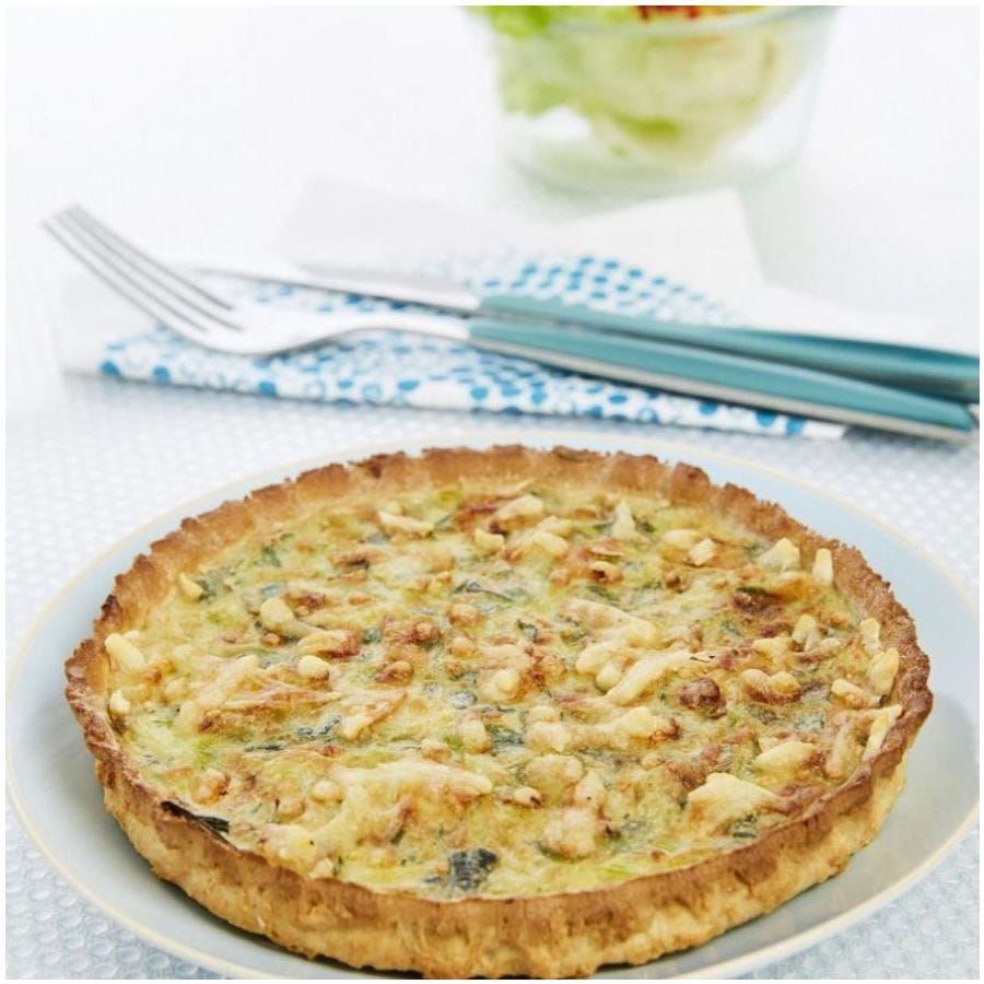 Tarte aux poireaux individuelle