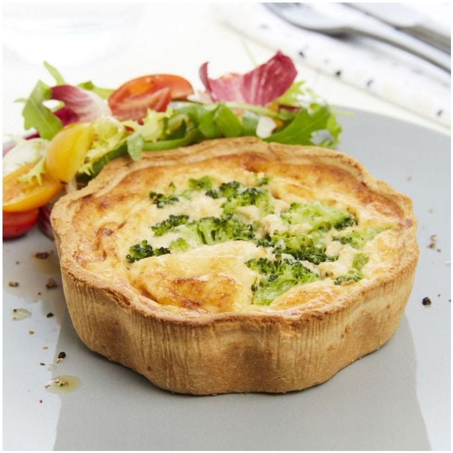 Tarte saumon et brocoli